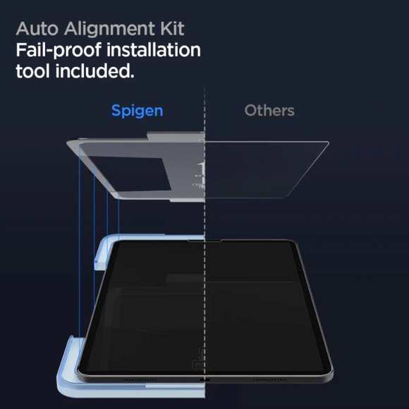 Spigen EZ Fit Screen Protector iPad Pro 12.9" GLAS.tR NEW IN BOX! - Picture 7 of 15